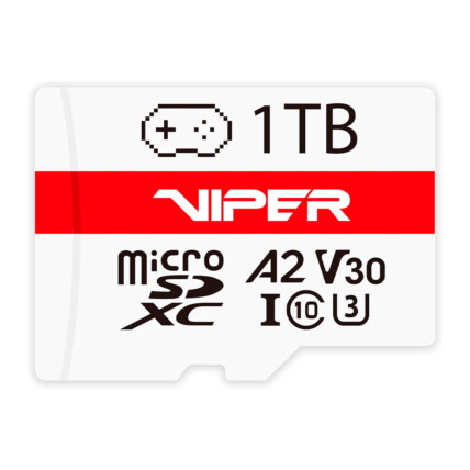 CARTAO DE MEMORIA 1TB VIPER MICRO SDXC CLASSE 10-U3 V30 A2 PATRIOT PV1TBGM32MCX
