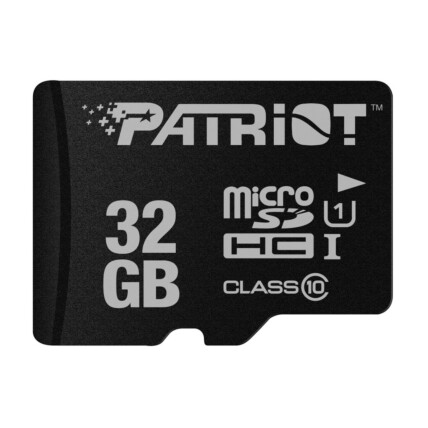 CARTAO DE MEMORIA 32GB LX SERIES MICRO SDHC CLASSE 10-U1 UHS-1 PATRIOT PSF32GMDC10