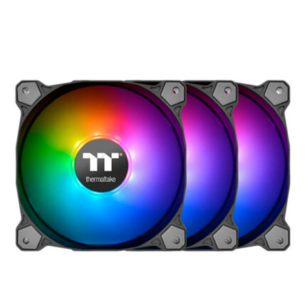 Fan Pure 12 ARGB Sync Thermaltake (Kit com 3 fans)- CL-F079-PL12SW-A