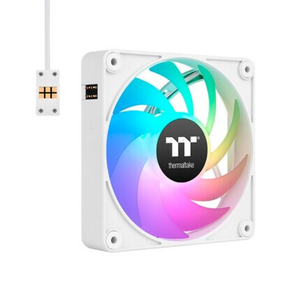 FAN TT CT120 EX ARGB WHITE PREMIUM EDITION 3-FAN PACK CL-F190-PL12SW-A