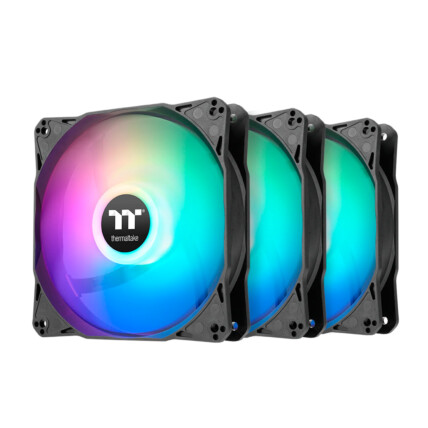 FAN TT LE120 ARGB SYNC BLACK PREMIUM EDITION 3-FAN PACK CL-F204-PL12SW-A