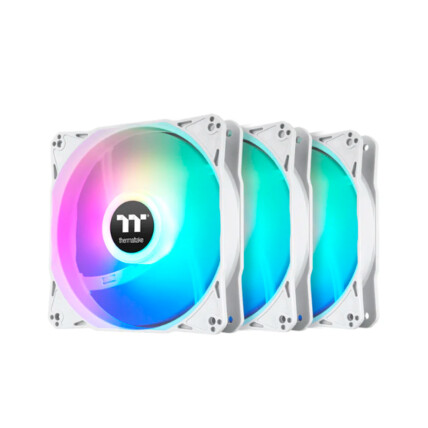 FAN TT LE120 ARGB SYNC WHITE PREMIUM EDITION 3-FAN PACK CL-F205-PL12SW-A