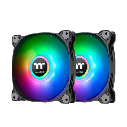 FAN TT PURE DUO 12 ARGB BLACK PREMIUM EDITION 2-FAN PACK CL-F115-PL12SW- B