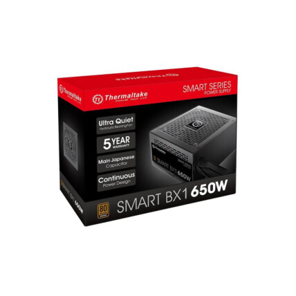 Fonte Thermaltake Smart BX1 650W 80 PLUS BRONZE - PS-SPD-0650NNFABB-4