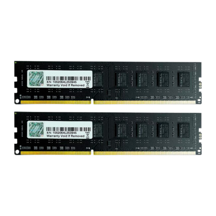 Memoria G.Skill Value 8GB(2x4GB) DDR3 1600Mhz - F3-1600C11D-8GNT