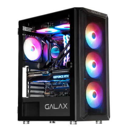Gabinete Galax Revolution-07 Preto - G-CGG7AGBA4B0-GLXG