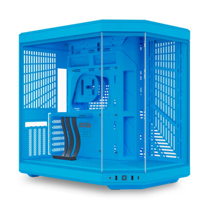 GABINETE HYTE Y70 BLUEBERRY MILK DUAL CHAMBER ATX MID TOWER WITH 3 TGW CS-HYTE-Y70-BM