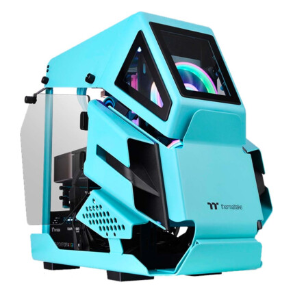 Gabinete Thermaltake AH T200 Turquoise Mid Tower - CA-1R4-00SBWN-00