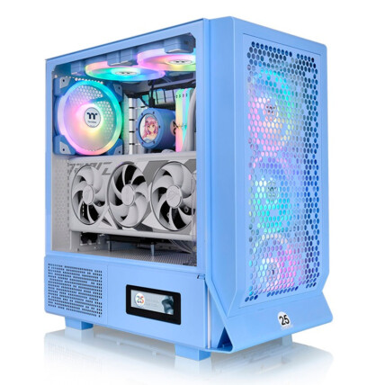 Gabinete Thermaltake Ceres 300 TG ARGB Hydrangea Blue Mid Tower - CA-1Y2-00MFWN-00