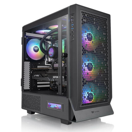 Gabinete Thermaltake Ceres 500 TG ARGB Black Mid Tower - CA-1X5-00M1WN-00