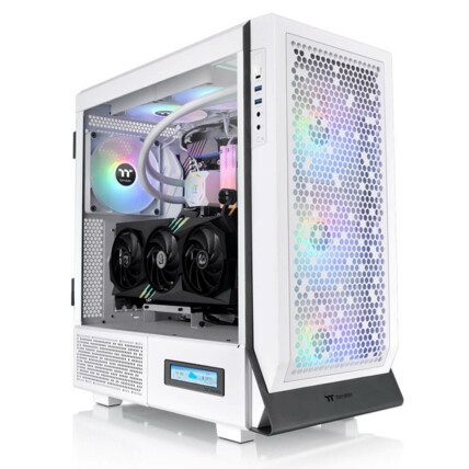 Gabinete Thermaltake Ceres 500 TG ARGB Snow Mid Tower - CA-1X5-00M6WN-00