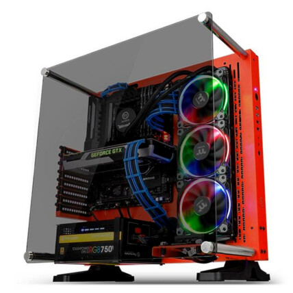 Gabinete Thermaltake Core P3 TG Red Wall Mid Tower - CA-1G400M3WN-03