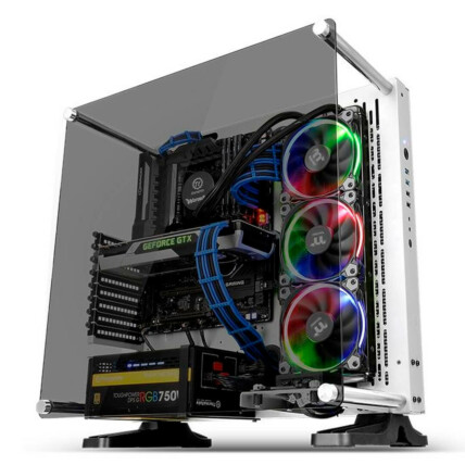 Gabinete Thermaltake Core P3 TG Snow Mid Tower - CA-1G4-00M6WN-05