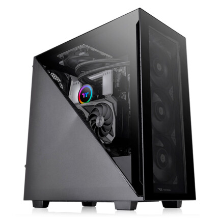 GABINETE TT DIVIDER 300 TG MID TOWER BLACK 2*TEMPGLASS/1*120MM STD CA-1S2-00M1WN-00