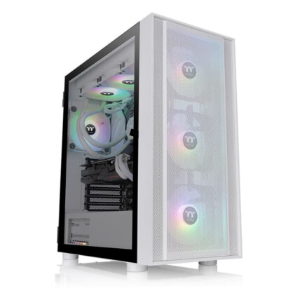 Gabinete Thermaltake H570 TG ARGB Snow Mid Tower - CA-1T9-00M6WN-01