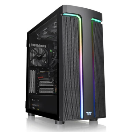 Gabinete Thermaltake H590 TG ARGB Black Mid Tower - CA-1X4-00M1WN-00