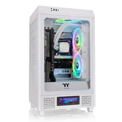 Gabinete Thermaltake The Tower 200 Snow Mini Tower - CA-1X9-00S6WN-00