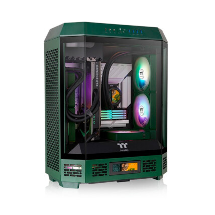 GABINETE TT THE TOWER 600 MID TOWER RACING GREEN 3*TEMPGLASS/2*CT140 CA-1Z1-00MCWN-00