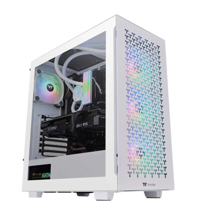 Gabinete Thermaltake V350 TG ARGB Snow Mid Tower - CA-1S3-00M6WN-03