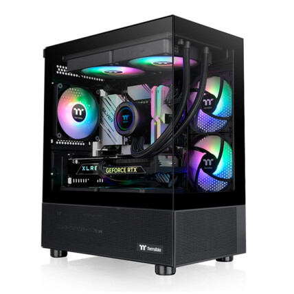 GABINETE TT VIEW 170 TG ARGB MICRO-CASE BLACK 2 WIN 3 FANS 120MM CA-1Z4-00M1WN-00