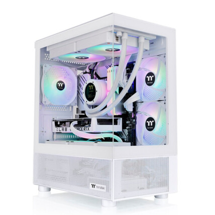 GABINETE TT VIEW 170 TG ARGB MICRO-CASE SNOW 2 WIN 3 FANS 120MM CA-1Z4-00M6WN-00