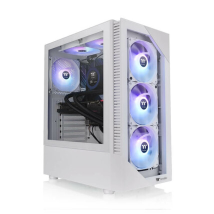 Gabinete Thermaltake View 200 TG ARGB Snow Mid Tower - CA-1X3-00M6WN-00