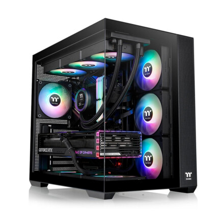 Gabinete Thermaltake View 380 TG ARGB Black Mid Tower - CA-1Z2-00M1WN-00