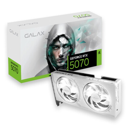 GPU NV RTX5070 12GB 1-CLICK OC WHITE 196BITS GDDR7 GALAX 57NON7MDBSWH