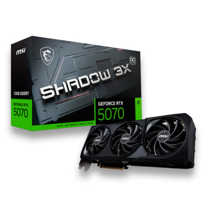 GPU NV RTX5070 12GB GDDR7 192ITS SHADOW 3X OC MSI 912-V532-008
