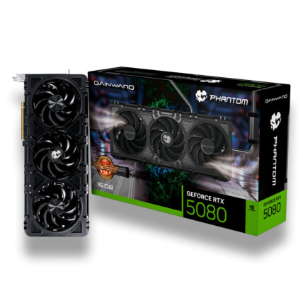 GPU NV RTX5080 16GB PHANTOM GS GDDR7 256BITS GAINWARD NE75080T19T2-GB2030P