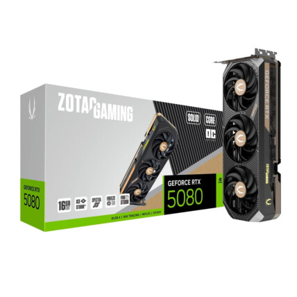 GPU NV RTX5080 16GB SOLID CORE OC GDDR7 256BITS ZOTAC ZT-B50800J2-10P