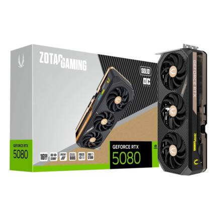 GPU NV RTX5080 16GB SOLID OC GDDR7 256BITS ZOTAC ZT-B50800J-10P