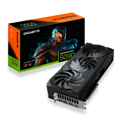 GPU NV RTX5090 32GB GDDR7 512 BITS WINDFORCE OC GIGABYTE GV-N5090WF3OC-32GD