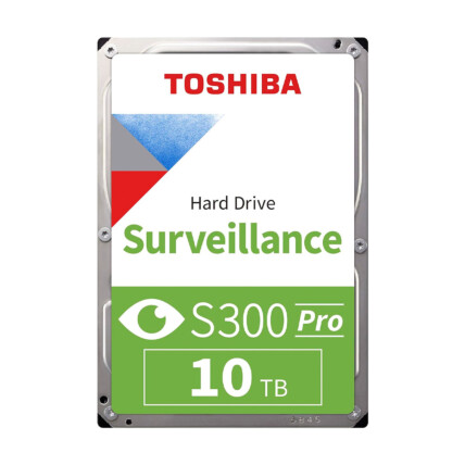 HD 10TB S300 PRO SURVEILLANCE 3.5" 7200RPM SATA III TOSHIBA HDWTA1AUZSVAR