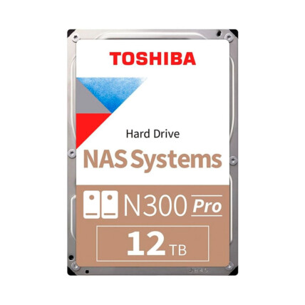 HD 12TB N300 PRO NAS 3.5" 7200RPM SATA III TOSHIBA HDWG51CXZSTB