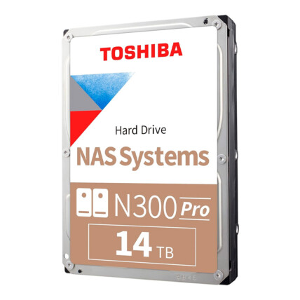 HD 14TB N300 PRO NAS 3.5" 7200RPM SATA III TOSHIBA HDWG51EXZSTB