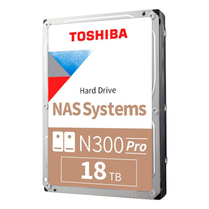 HD 18TB N300 PRO NAS 3.5" 7200RPM SATA III TOSHIBA HDWG51JXZSTB