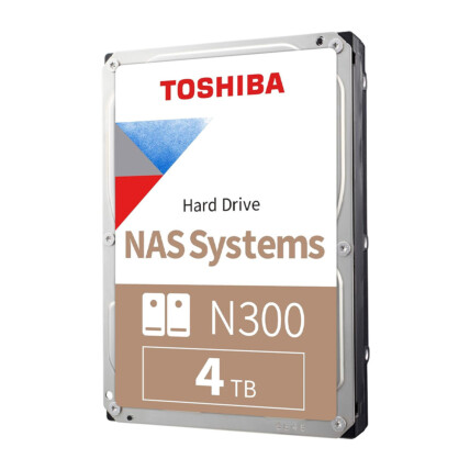 HD 4TB N300 NAS 3.5" 7200RPM SATA III TOSHIBA HDWG740XZSTC