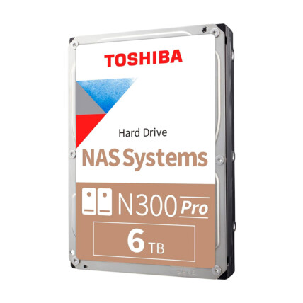 HD 6TB N300 PRO NAS 3.5" 7200RPM SATA III TOSHIBA HDWG760XZSTB