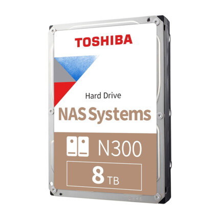 HD 8TB N300 NAS 3.5" 7200RPM SATA III TOSHIBA HDWG780XZSTA