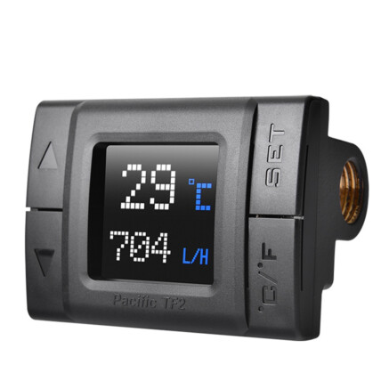 Indicador De Temperatura e Fluxo Thermaltake Pacific TF2 - CL-W275-CU00SW-A