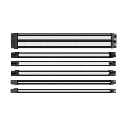Cabo TtMod Sleeve 300mm White and Black Thermaltake - AC-048-CN1NAN-A1