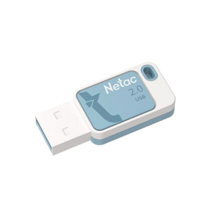 PENDRIVE 16GB UA31 EM PLASTICO AZUL USB 2.0 NETAC NT03UA31N-016G-20BL
