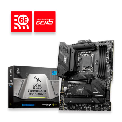 Placa Mae Msi MAG B760 TOMAHAWK WIFI DDR4 INTEL LGA 1700 - 911-7D96-005