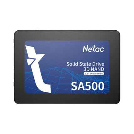 SSD 120GB 2,5" SATA III 3D NAND SA500 NETAC NT01SA500-120-S3X - ATE 500/400 MB/S
