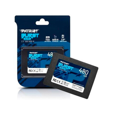 SSD Patriot Burst Elite 480GB 2.5'' Sata III 450/320MB/s - PBE480GS25SSDR