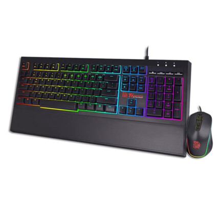 Combo Teclado e Mouse TT eSPORTS Challenger Elite RGB Thermaltake - CM-CEL-WLXXMB-PB