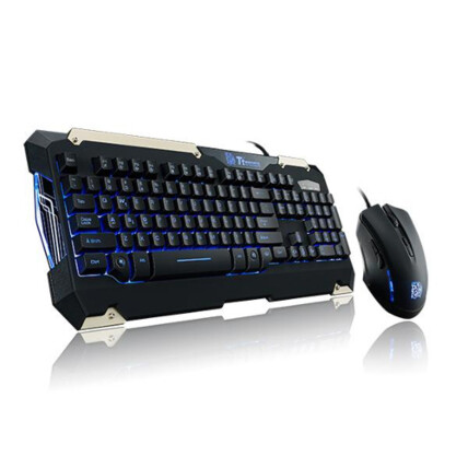Combo Teclado e Mouse TT eSPORTS Commander Thermaltake - KB-CMC-PLBLPB-01