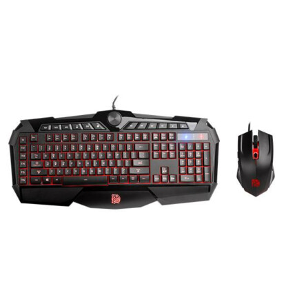Combo Teclado e Mouse TT eSPORTS Challenger Prime Thermaltake - KB-CPC-MBBRPB-01