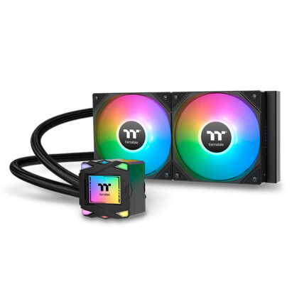 WATER COOLER TT LA 240 ARGB SYNC BLACK ALLINONE 2*120MM CL-W457-PL12SW-A